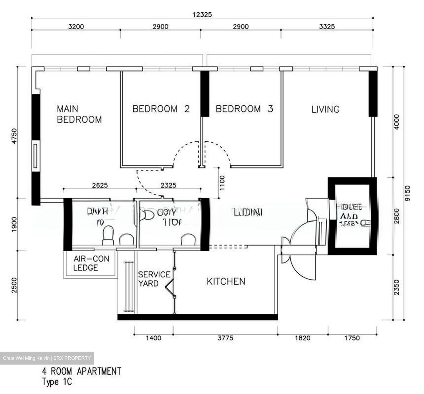 Blk 25A Saint George's Towers (Kallang/Whampoa), HDB 4 Rooms #556216151